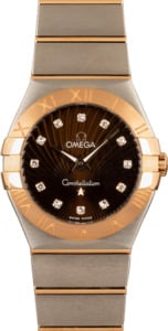 Omega Constellation Brown Diamond Dial