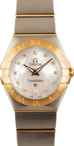 Omega Constellation Mother of Pearl Two Tone