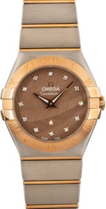 Womens Omega Constellation Diamond Dial & Bezel