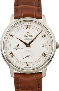 Omega De Ville Prestige Co-Axial Silver Dial