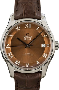 Omega De Ville Prestige Brown Dial