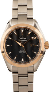 Pre-Owned Omega Seamaster Aqua Terra Steel & Red Gold