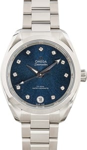 Omega Seamaster Aqua Terra Blue Diamond Dial