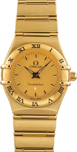 Used Omega Constellation Yellow Gold Roman Bezel