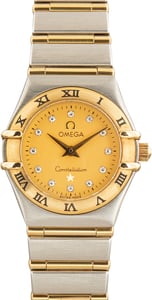 Used Omega Constellation Champagne Diamond Dial