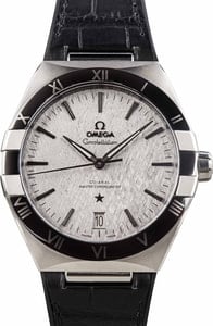 Pre-owned Omega Constellation Silk Grey Dial