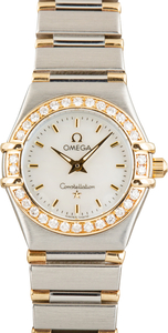 Pre-Owned Mother of Pearl Dial Omega Constellation Two Tone
