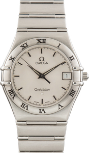 Used Omega Constellation Stainless Steel Silver Dial