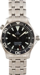 Omega Seamaster Ref 2262.50.00 Black Wave Dial