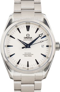 Pre-owned Omega Seamaster White Dial