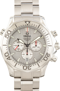 Pre-Owned Omega Seamaster Silver Dial U.S. Special Edition