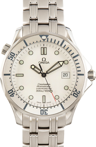 Used Omega Seamaster White Wave Dial