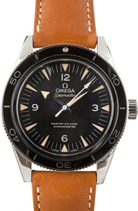 Used Omega Seamaster 300 Black Co-Axial Steel