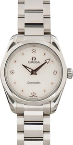 Ladies Omega Seamaster Diamond Dial Aqua Terra 150M