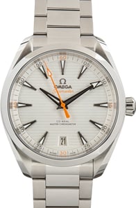 Used Silver Teak Dial Omega Seamaster Aqua Terra 150M