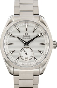 Used Stainless Steel Omega Seamaster Aqua Terra Silver Dial