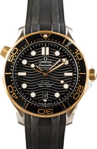 Used Steel & Gold Omega Seamaster Diver 300M
