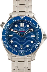 Used Stainless Steel Omega Seamaster Diver 300M