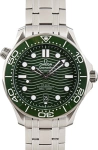 Omega Seamaster Green Wave Dial