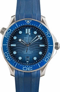 Preowned Omega Seamaster Diver 300M Blue Dial