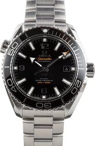 Pre-Owned Black Dial Omega Seamaster Planet Ocean 600M