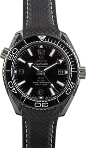 Pre-Owned Omega Seamaster Planet Ocean 600M Black Ceramic on Rubber