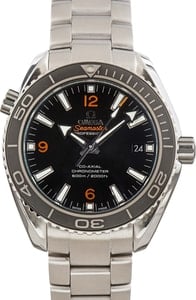 Omega Seamaster 42MM Steel Planet Ocean 600M Black Dial