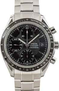 Omega Speedmaster Stainless Steel Date / Day-Date Black Dial