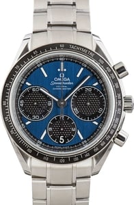 Omega Speedmaster Racing Blue Chronograph Dial