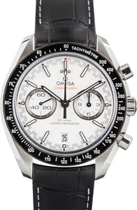 Used Stainless Steel Omega Speedmaster Racing White Dial