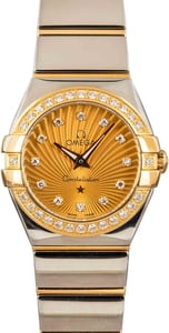 Omega Constellation Quartz Champagne Dial