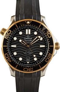 Omega Seamaster Black Wave Dial