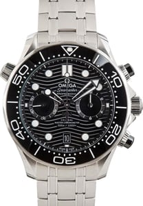 Omega Seamaster Stainless Steel Black Dial