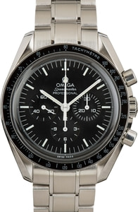 Mens Omega Speedmaster Moonwatch Professional Black Dial