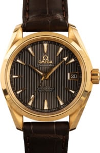 Omega Seamaster Aqua Terra Yellow Gold