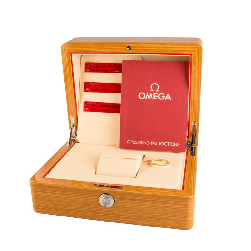 Pre-owned Omega Seamaster Diver 300M Blue Dial & Rubber Strap