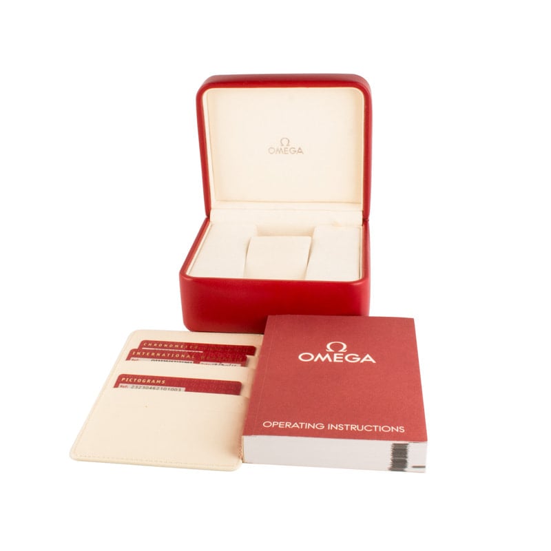 Pre-owned Omega Seamaster Planet Ocean Black Dial