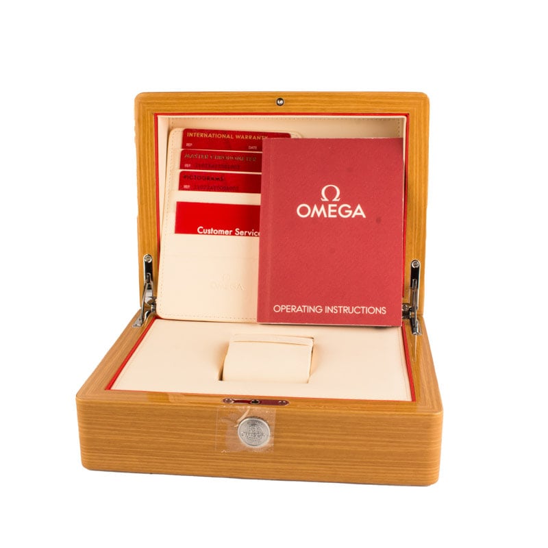 Preowned Omega Seamaster 18k Sedna Gold & Steel