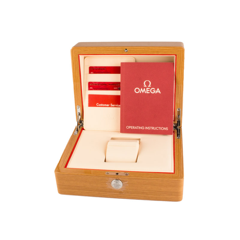 Omega Black Dial Speedmaster 38 Stainless Steel