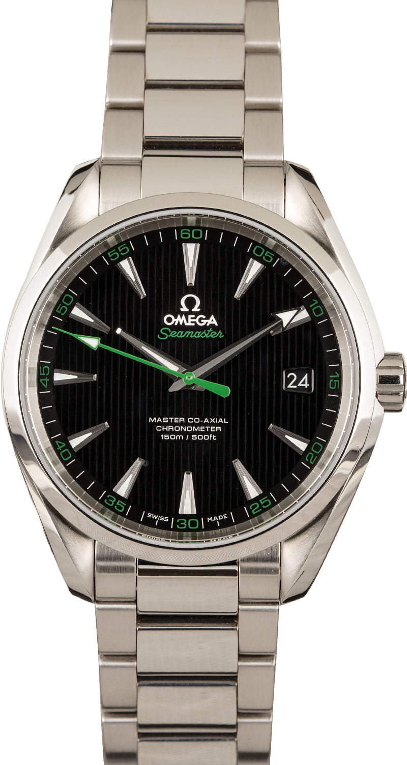 omega seamaster aqua terra golf green