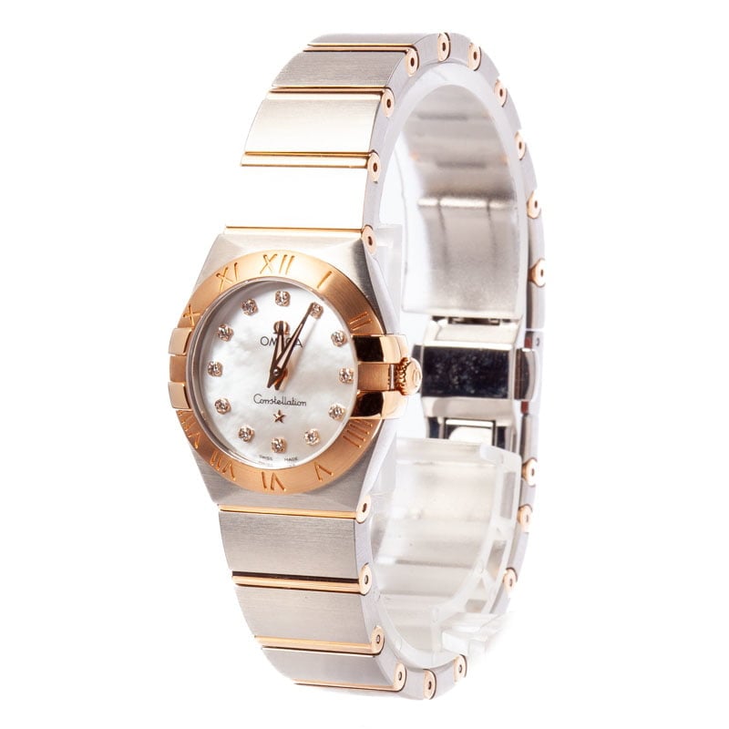 Omega Constellation Diamond Mother of Pearl Dial