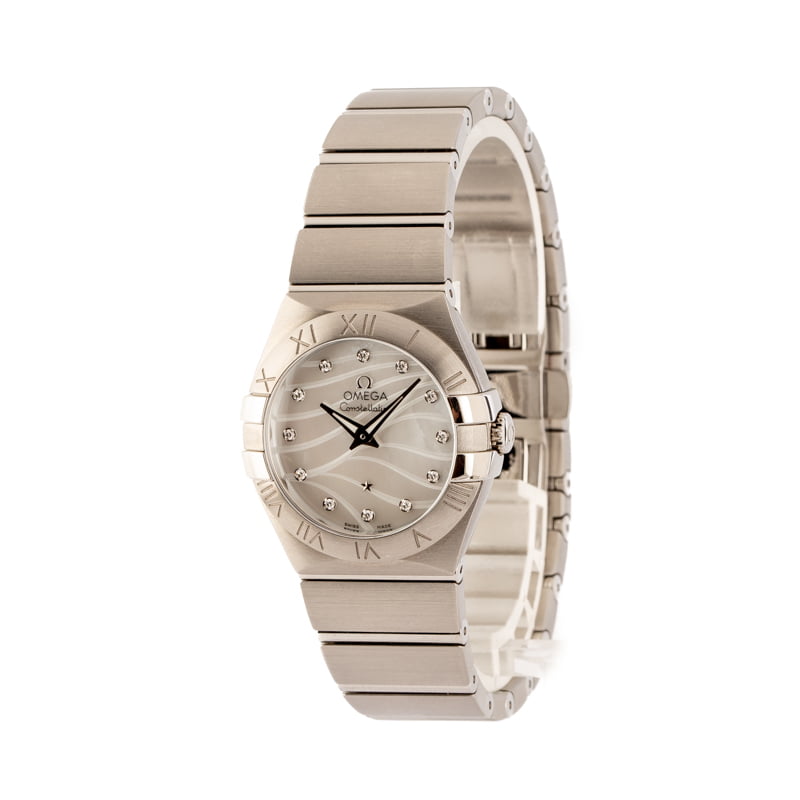 Omega Constellation Mother of Pearl Wavy Dial