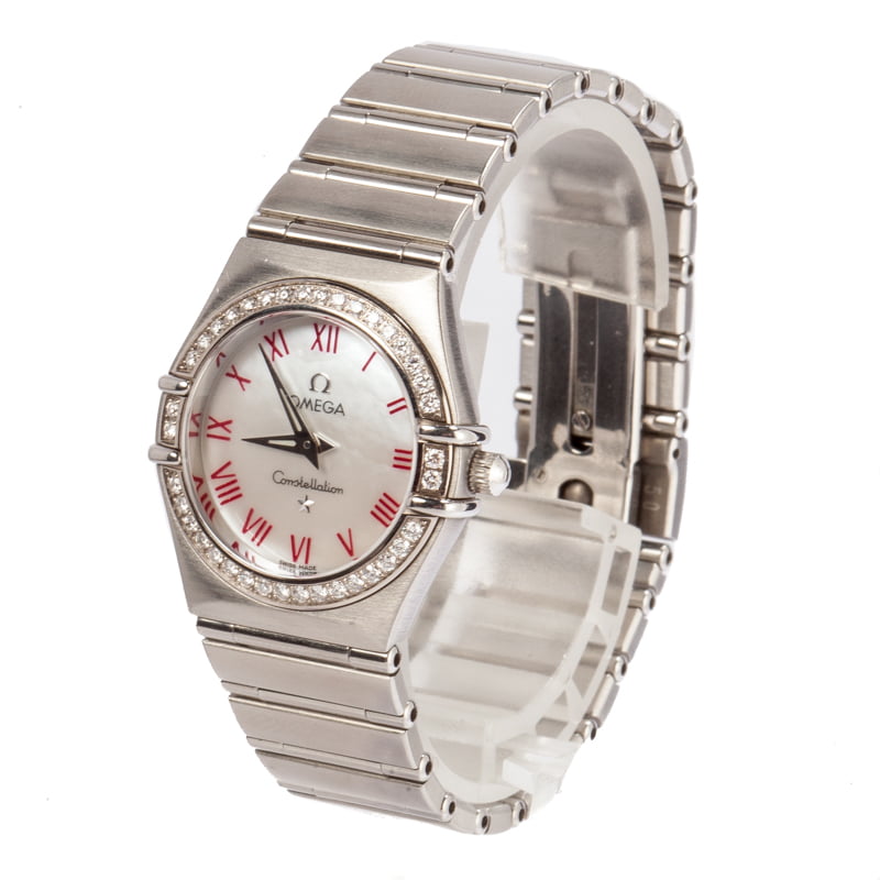Omega Constellation White MOP
