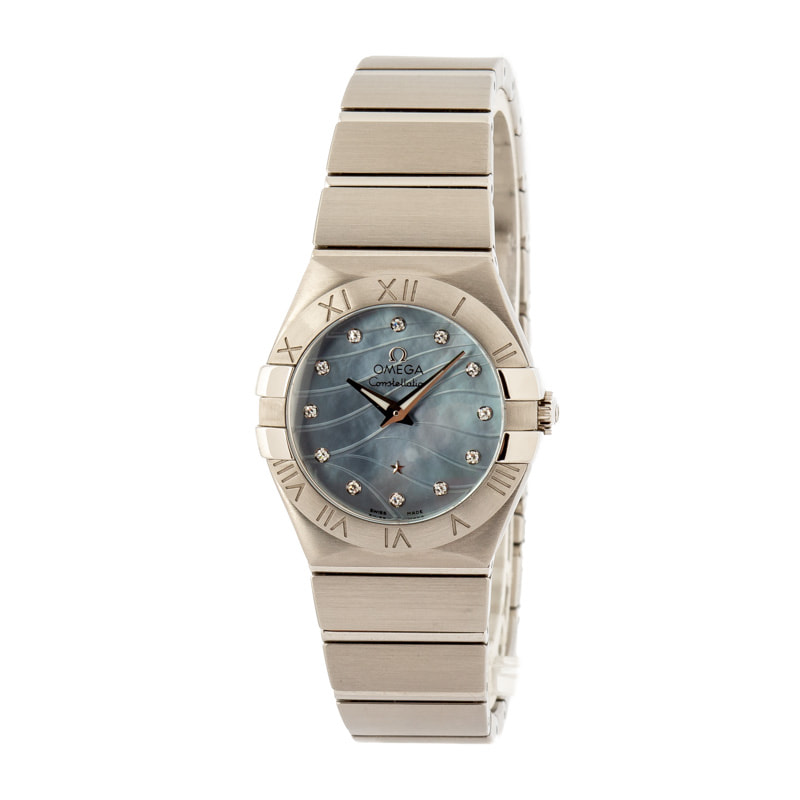 Omega Constellation Blue Mother of Pearl 1