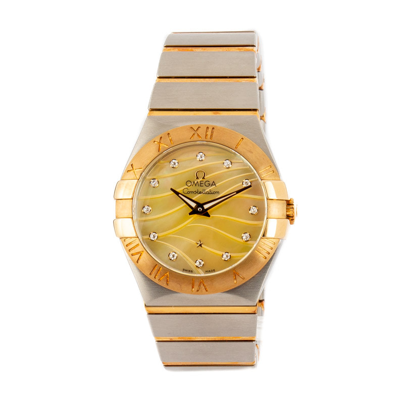 Omega Constellation Wavy Mother of Pearl Dial
