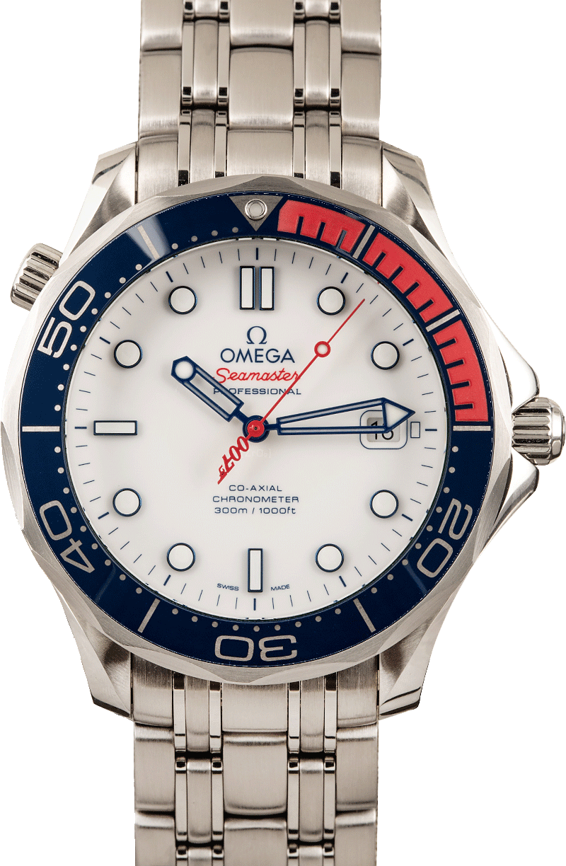 Buy Used Omega Seamaster Commander 212.32.41.20.04.001 | Bob's Watches