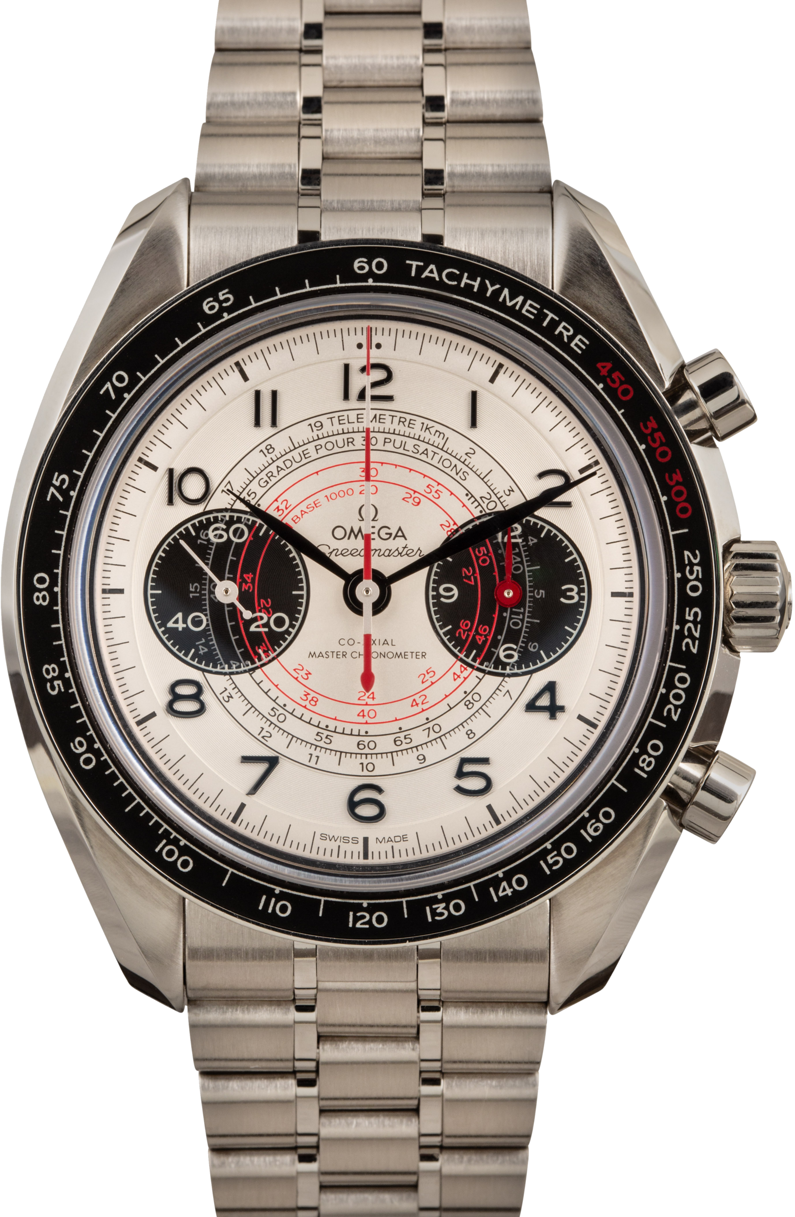 Omega Speedmaster Silver-Stainless Steel Watch, Used, Mens