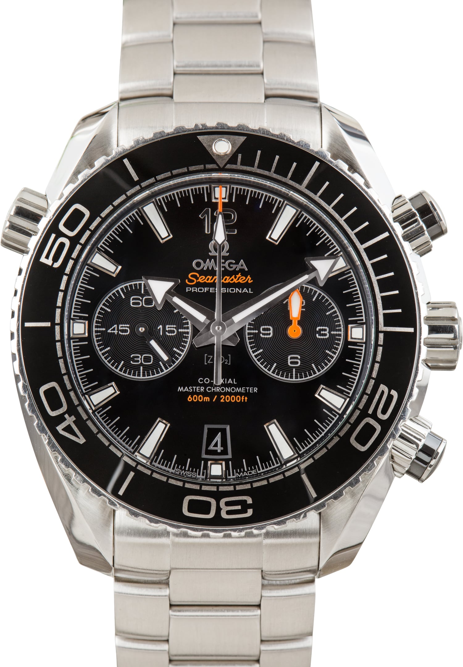 Used Steel Omega Seamaster Planet Ocean Black Dial