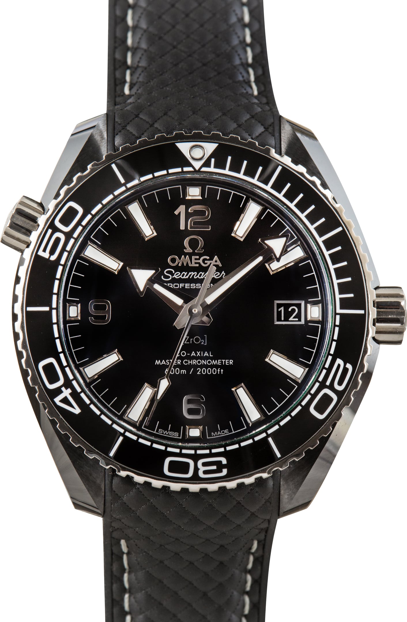 Used Black Ceramic Omega Seamaster Planet Ocean 600M