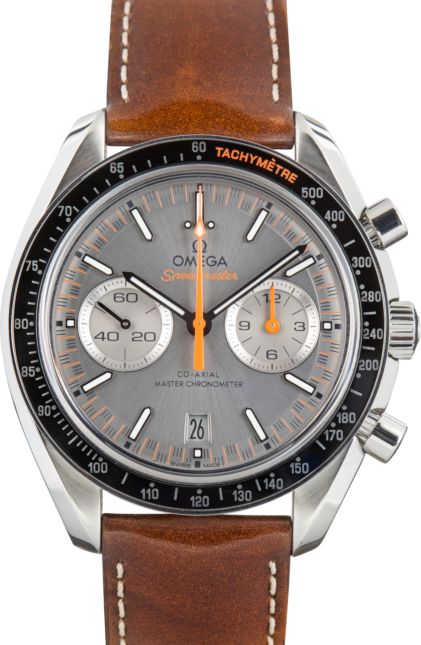 Used Omega Speedmaster Racing Stainless Steel Grey Dial